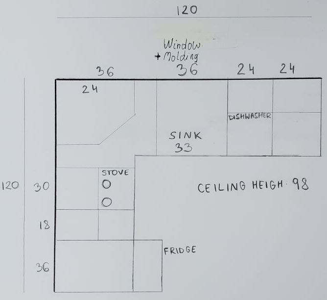 Kitchen Drawing Plan Granite Quartz