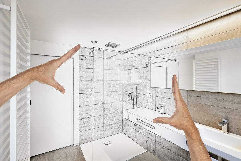 image showing the idea of a bathroom renovation