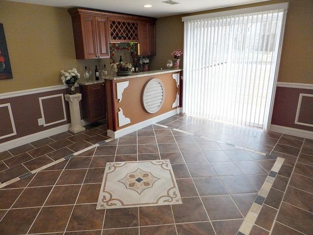 bar with delicatus granite top