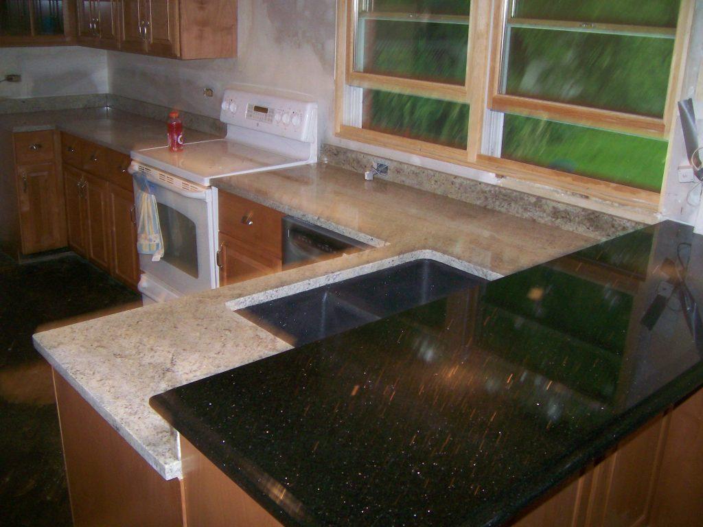 multicolor granite countertops kitchen design