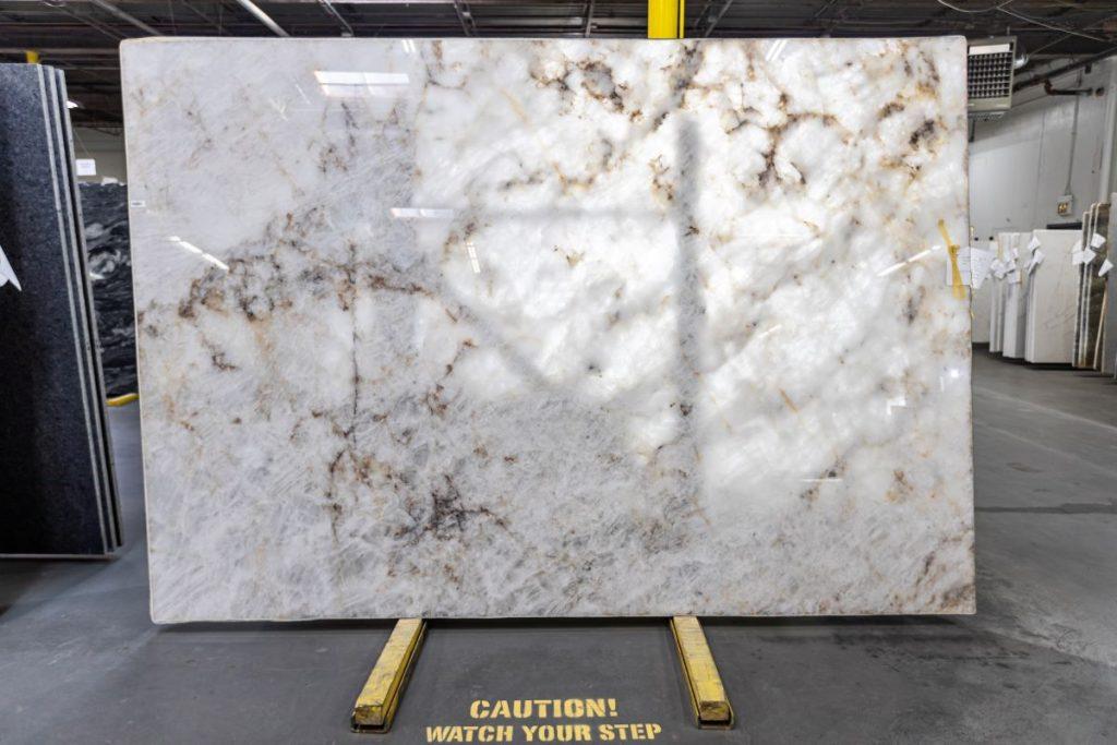 Cristallo Quartzite translucent slab