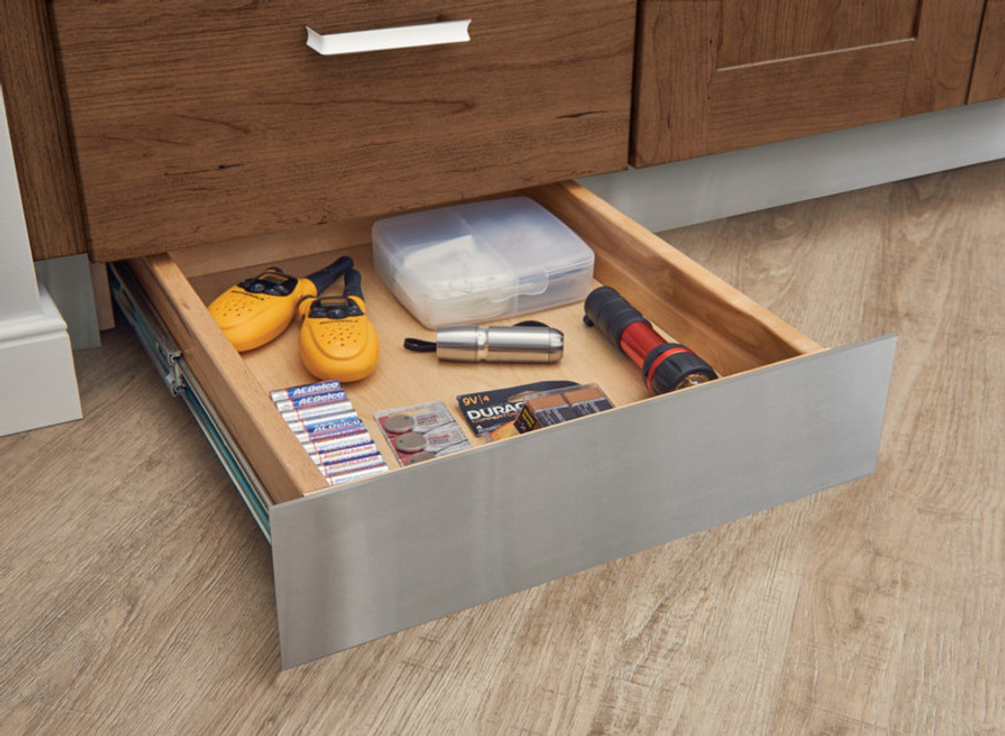 Toe Kick Drawers and Hidden Storage Below Cabinets