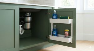 10 Hidden Cabinet Hacks to Dramatically Increase Your Kitchen Storage 9 Door Storage Shelves