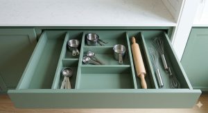 10 Hidden Cabinet Hacks to Dramatically Increase Your Kitchen Storage 5 Drawer Organizers