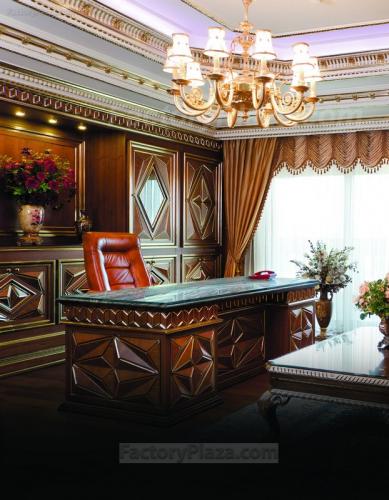 Executive desk granite top